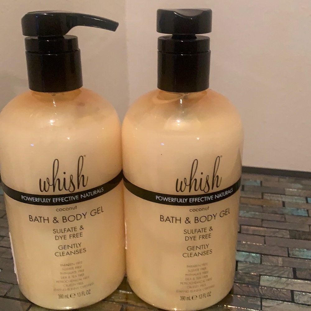 Whish 
Bath and Body Gel - Coconut 
390 ml / 13 fl oz